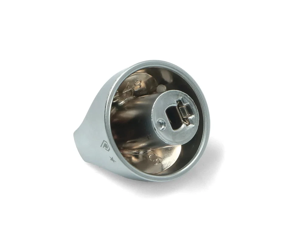 Manopola piano cottura Franke colore argento originale 1982111 133.0042.463 - Immagine 3 di 3