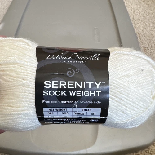 Deborah Norville Serenity Sock Yarn Lot Of 4 Skeins - Picture 8 of 9