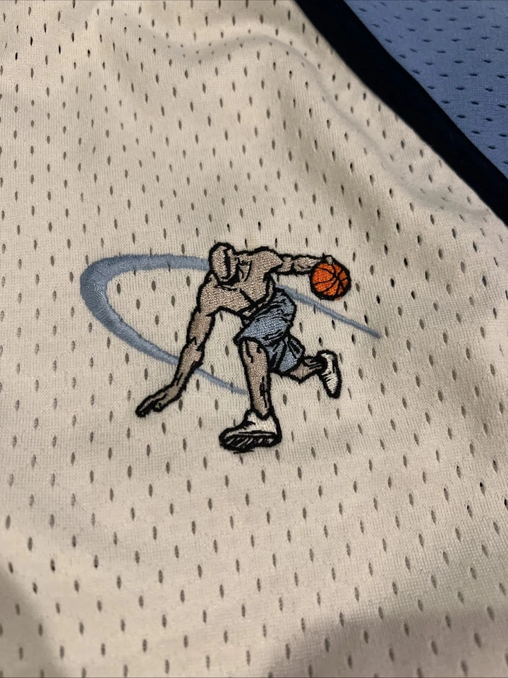 Camiseta deportiva de baloncesto AND1 blanca azul claro extra grande para hombre malla sin mangas Foto 2 de 4