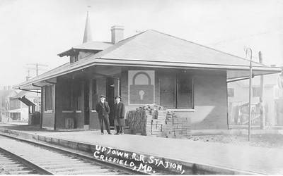 Railroad Train Station Depot Crisfield Maryland MD - Reprint