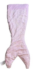 Manta cola de sirena rosa estudio para niños lentejuelas felpa suave polar 22x56