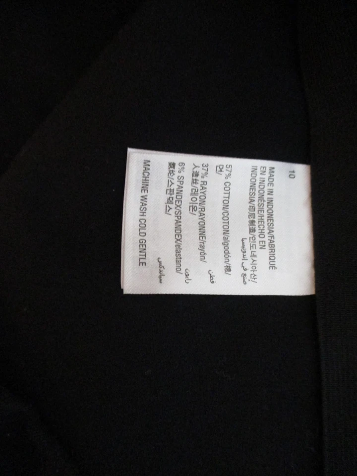 Express Pull On Stretch Pants Women's Size S Black High Rise - Image 4 of 4