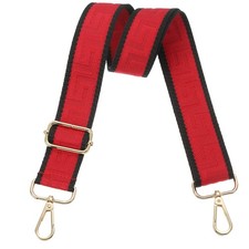Purse Strap Adjustable Crossbody Bag Straps Wide Shoulder Straps Deep Red