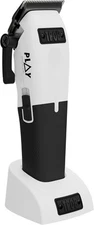 TPOB Play Barber Hair Clippers for Men 7500 RPM with Rubber Grips White 