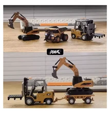 1:64 RC Mini Excavator & Tipper Truck – Engineering Vehicle Toy