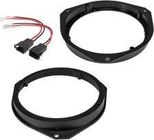 Sound Way 6.5" Speaker Adapter & Wiring Harness Kit – Door Speaker Brackets a...