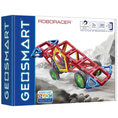 GeoSmart Roboracer Magnetisch Konstruktion Spielzeug Rennwagen Vorbau Alter 3+