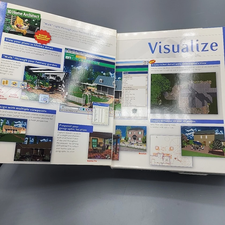 3D Home Architect Home Design Deluxe 6 PC Software Broderbund Win 98 Me 2000 XP - Image 4 of 4