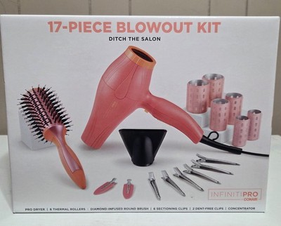 InfinitiPRO by Conair 17-Piece Blowout Kit