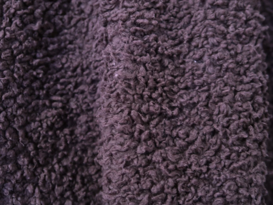 PRIVATSACHEN Oversize Pullover Ökoteddy HELGA 44-46-48-50 'choco' dunkelbraun - Bild 3 von 3