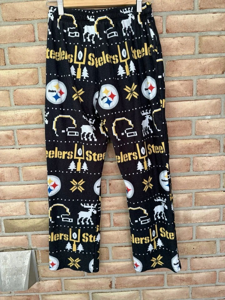 Pittsburgh Steelers NFL Equipo Ropa 2 Piezas Pijama Polar Pullover Hombre’s Pequeño Foto 3 de 4
