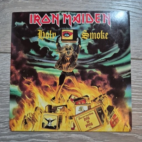 Iron Maiden - Holy Smoke - 7" UK single - EM153