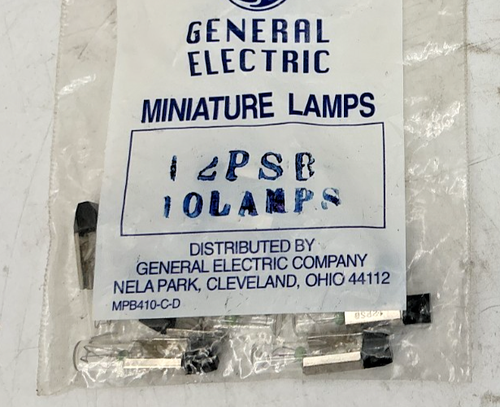 Lot of 18 New GE General Electric 12PSB Mini Lamp Bulb 2W 0.17A 12V - Picture 3 of 6