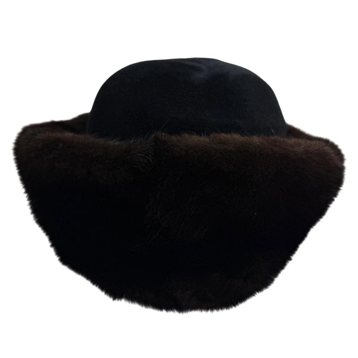 Mink Fur Black Vintage Hats for Women for sale | eBay display picture 1