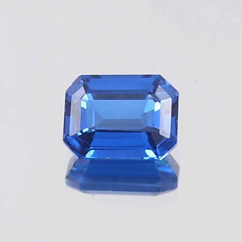 AAA+ Natural Ceylon Cornflower Blue Spinel Loose Radiant Cut Gemstone 12x8 MM