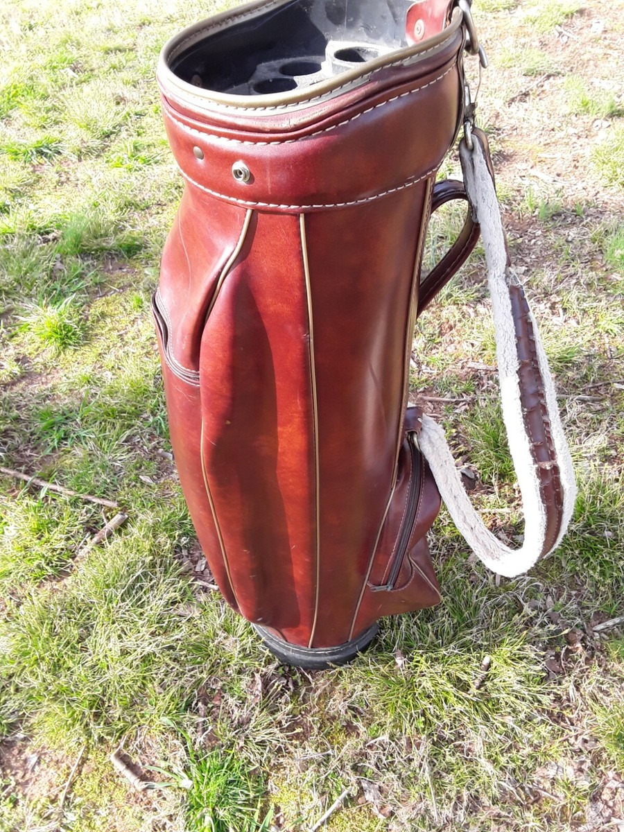 DUNLOP Golf club bag Brown Vintage Matching Cover | eBay DUNLOP Golf club bag Brown Vintage Matching Cover | eBay