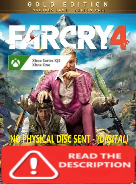 Far Cry 4 Gold Edition Xbox One Series X S Digital Code UK Only