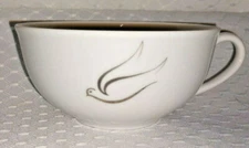 Arzberg Germany Silver Flight Cups White With Silver Doves