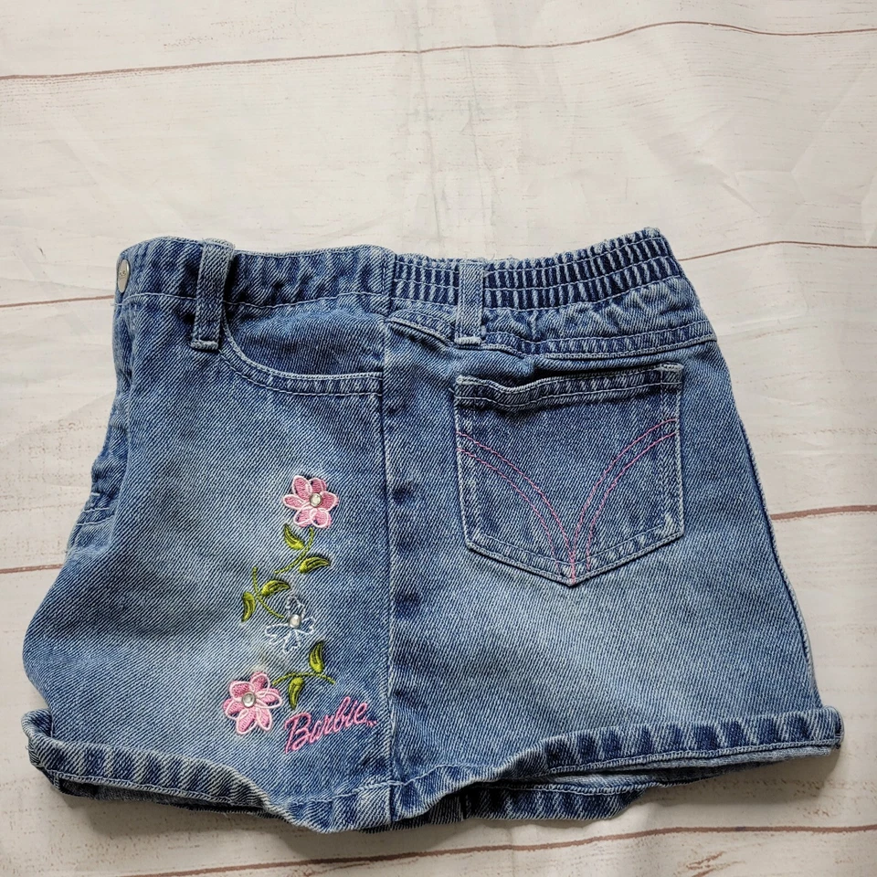 Falda vaquera Barbie para niñas talla 4T Foto 2 de 4