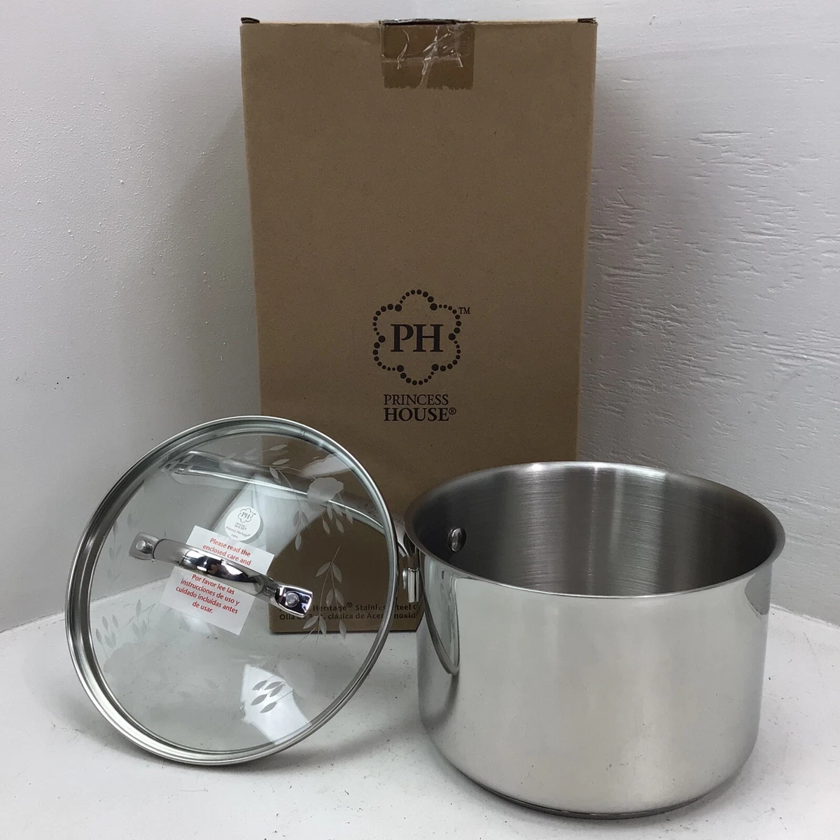 New Princess House Stainless Steel Classic 3 Qt. Saucepan 6462