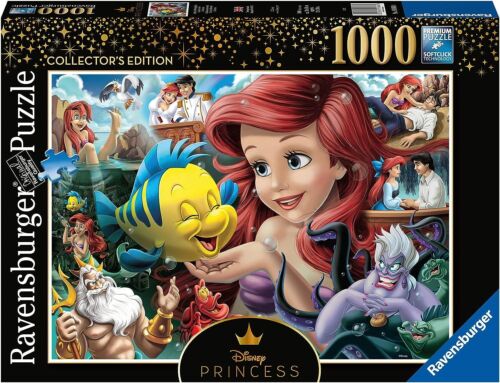NEW(Dinged Box)Ravensburger 16963 Disney Princess Heroines Little Mermaid 1000Pc - Picture 1 of 10