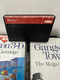 Sega Master System Original Console  CIB tested and working with games