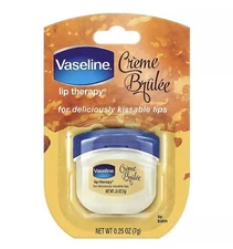 🔥Vaseline Creme Brulee For Deliciously Kissable Lips 0.25Oz Each NEW