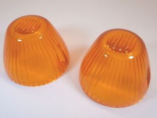 Amber Turn Signal Lens Set Left Right Pair Volkswagen Type3 Ghia 1964-1969
