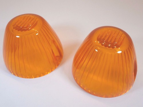 Front-Turn-Signal-Lens-Amber-Pair-VW-Ghia-Squareback-Fastback-Type-3-315953161D