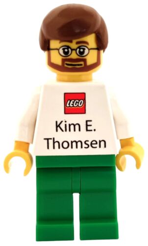 LEGO Mitarbeiter Figuren Employee Kim E. Thomsen business cards signature figs - Picture 1 of 5