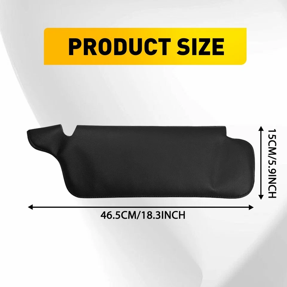 Cubierta parasol conductor + pasajero ajuste lateral Ford Mustang 1994 1995 1996 1997-2004 Foto 3 de 4