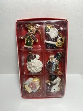 Kurt Adler Set 6 Mini Glazed Christmas Holiday Trim Ornaments Bed Bath & Beyond