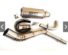 SC Stainless Steel Low Mount Exhausts Full System Honda Grom MSX125-sf 2013-2020