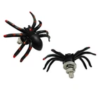 2PCS Spider License Plate Frame Bolts Screws Caps Fastener For Harley Choppers