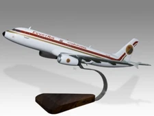 Airbus A320 Egypt Air Desk Wood Airplane New Model Small Scale 1/130