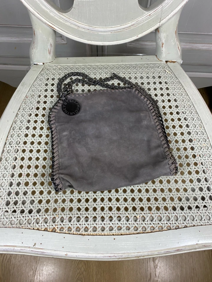 Stella McCartney falabella fold over grey tote bag - Image 2 of 4