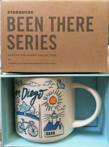 Starbucks SAN DIEGO Mug Cup Been There Series Global Collection 14oz NEW IN BOX
