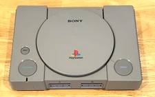 VINTAGE SONY PLAYSTATION 1 SCPH-1001 CONSOLE - FOR PARTS OR REPAIR - UNTESTED