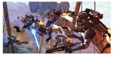 Star Wars Clone Wars Battalion Trooper Movie Poster Lithograph Print 24x12 NEW