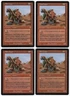 Mine Layer x4 4x 2001 Odyssey PLAYSET Red Rare Creature - Dwarf MTG NM AZ1