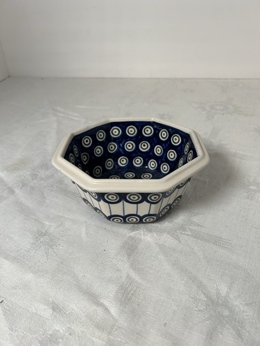 Boleslawiec Polish Pottery Octagon Serving Dish /Bowl