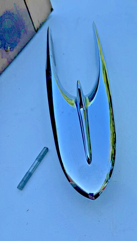 NOS HOOD ORNAMEN for 1955 1956 DeSoto Firedome Fireflite Adventurer 1599798 - Image 2 of 2