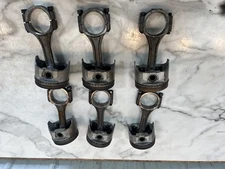 91 Mercury MerCruiser 4.3 L 262 V6 GM Boat Engine connecting rods and pistons