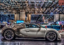 Cars hdr bugatti veyron vivere Desk Mat Stitched