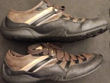 Men's Size 11 Kenneth Cole Reaction Brown Gradient Lace Up Sneakers Shoes