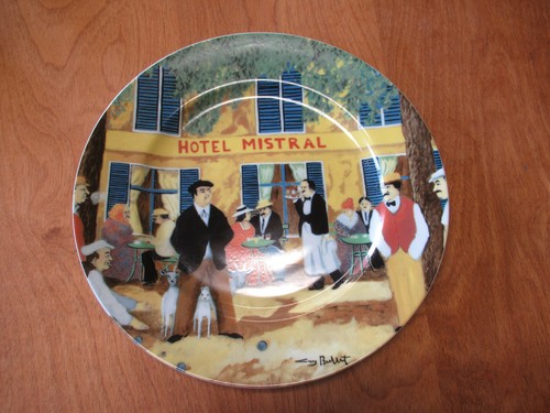 Guy Buffet Japan MARCHE AUX FLEURES Dinner Plate 11" asst 1 ea 5 available - Picture 7 of 10