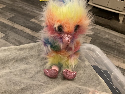 Ty Beanie Boos Asha The Ostrich Chick, Small Plush Multicoloured Toy Preowned