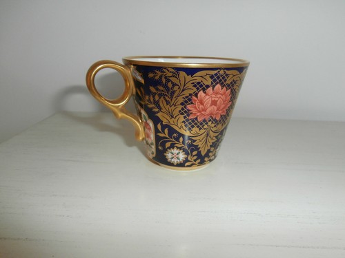 HAMILTON ENGLAND 2 x CUPS IMARI GOLD GILDING STYLE PATTERN FINE BONE CHINA RARE - Picture 10 of 11