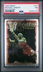 1996 TOPPS FINEST W/COATING #127 MICHAEL JORDAN PSA 7