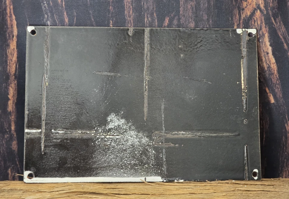 ¡LETRERO DE GASOLINERA DE PORCELANA FRESCA ORANGE CRUSH FEEL DE COLECCIÓN DE LOS AÑOS 50 12"X 8"! Foto 4 de 4